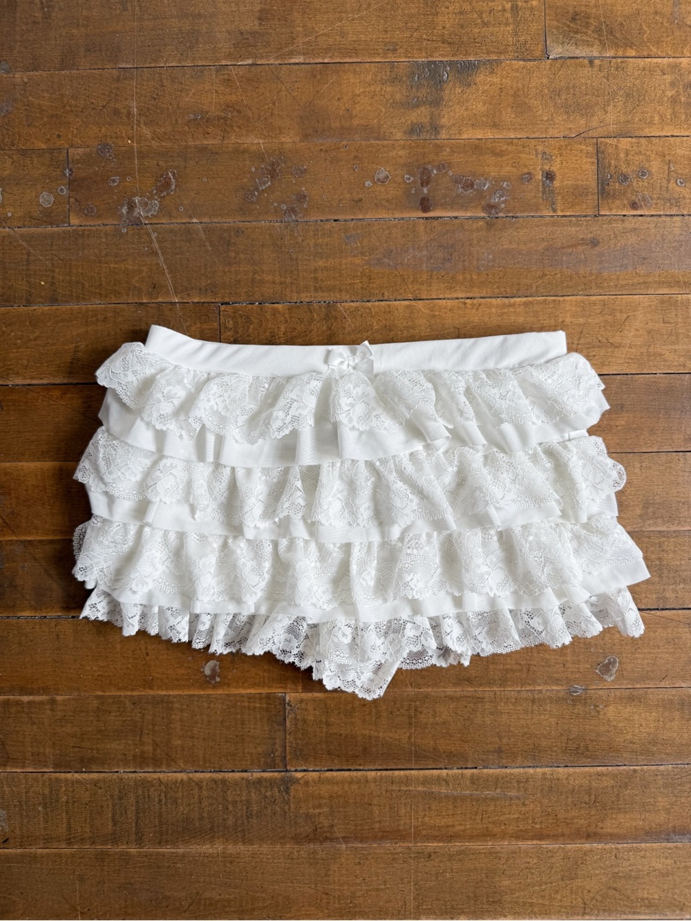 Shein ruffle mini shorts
